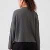 Oversized Mockneck Waffle T-shirt