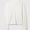 Oversized Mockneck Waffle T-shirt