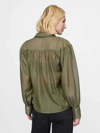 Oversized skir skjorta
