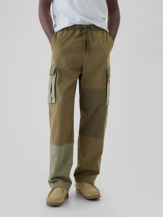 Patchwork Cargo Byxor