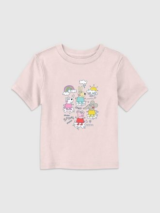 Peppa Pig Puddle Jump grafisk t-shirt för småbarn