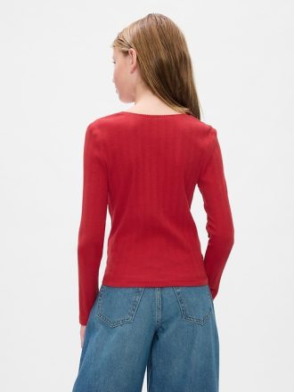 Pointelle T-shirt för barn