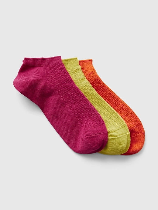 Pointelle ankelstrumpor (3-pack) Pointelle ankelstrumpor (3-pack)