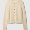 Pointelle cardigan