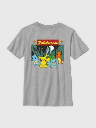 Pokemon Gen 1 grupp grafisk t-shirt för barn