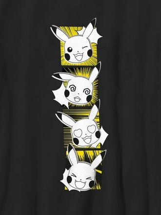 Pokemon Pikachu Faces grafisk t-shirt för barn