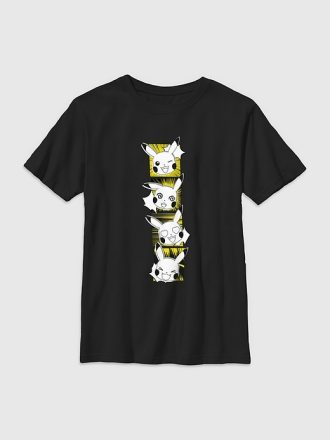 Pokemon Pikachu Faces grafisk t-shirt för barn