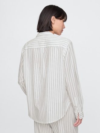 Poplin PJ skjorta