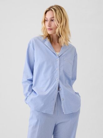 Poplin PJ skjorta