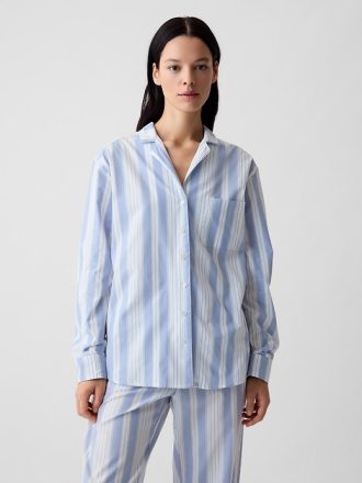 Poplin PJ skjorta