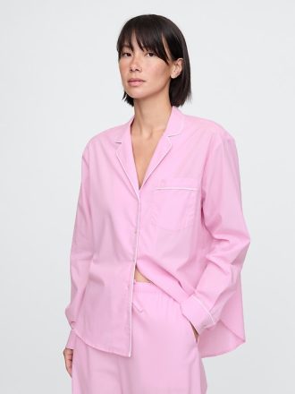 Poplin PJ skjorta