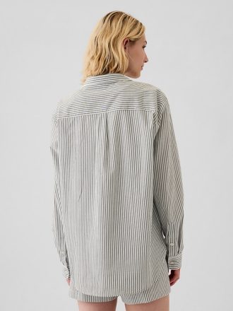 Poplin PJ skjorta