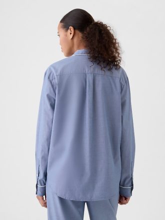 Poplin PJ skjorta