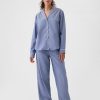 Poplin PJ skjorta