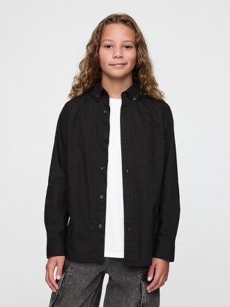 Poplin skjorta för barn