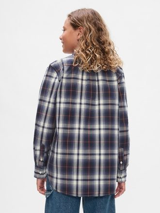 Poplin skjorta i ekologisk bomull för barn