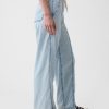 Pull-On byxor i denim med vida ben Pull-On byxor i denim med vida ben