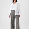 Pull-On byxor med vida ben Pull-On byxor med vida ben