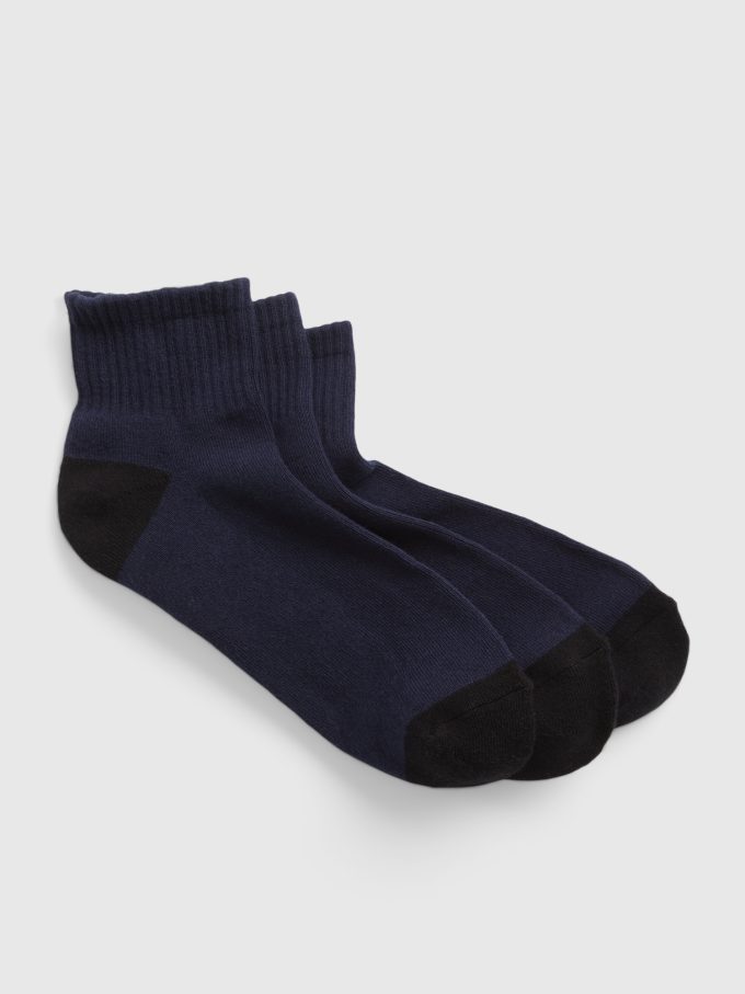 Quarter Crew strumpor (3-pack)