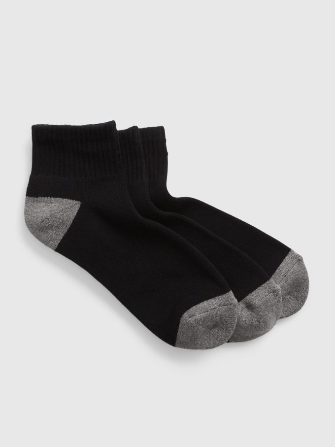 Quarter Crew strumpor (3-pack)