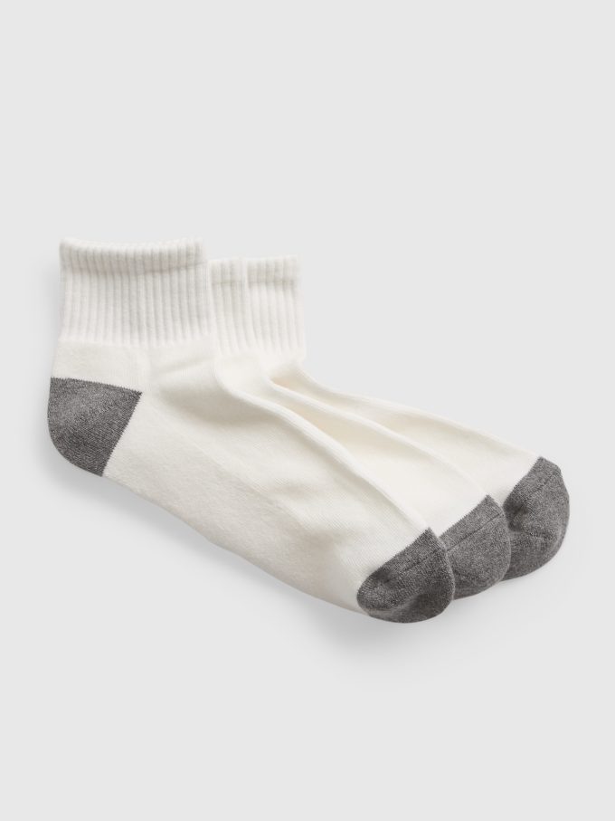 Quarter Crew strumpor (3-pack)