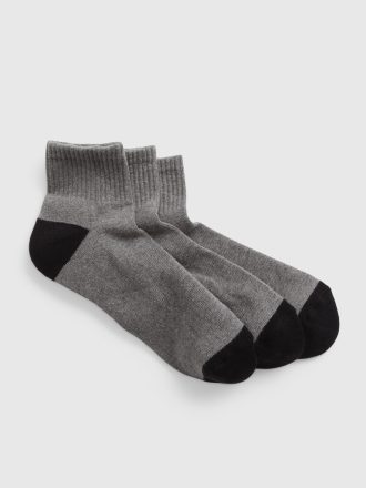 Quarter Crew strumpor (3-pack)