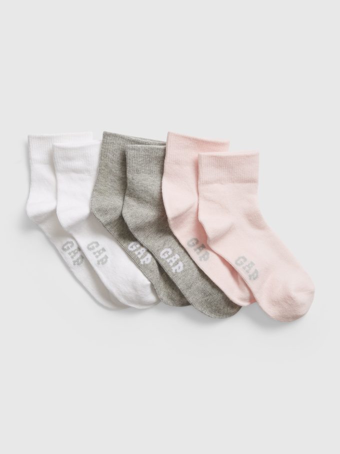Quarter Crew strumpor för barn (3-pack)