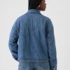 Quiltad jeansskjortajacka