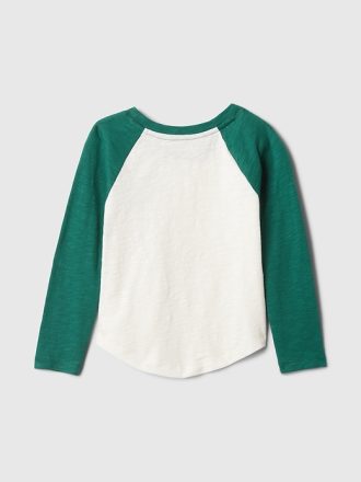 Raglan grafisk T-shirt för baby och småbarn