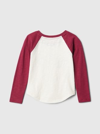 Raglan grafisk T-shirt för baby och småbarn