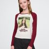 Raglan grafisk T-shirt för barn