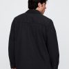 Railroad Stripe Denim Overshirt