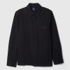 Railroad Stripe Denim Overshirt