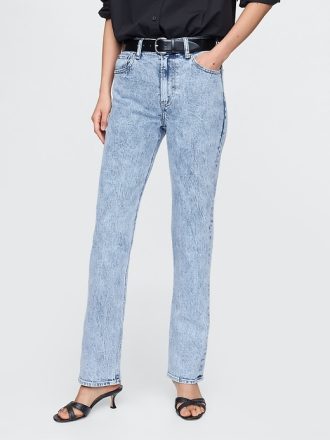 Raka jeans från högt 90-tal