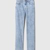 Raka jeans från högt 90-tal