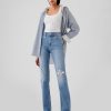 Raka jeans från högt 90-tal