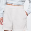 Randiga poplinshorts i ekologisk bomull