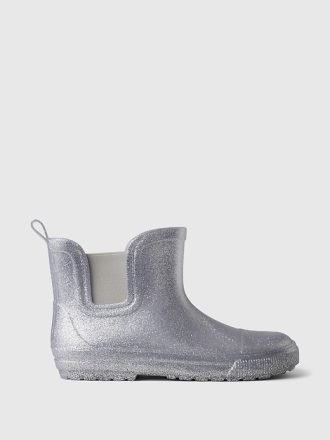 Regnstövlar med glitter för barn