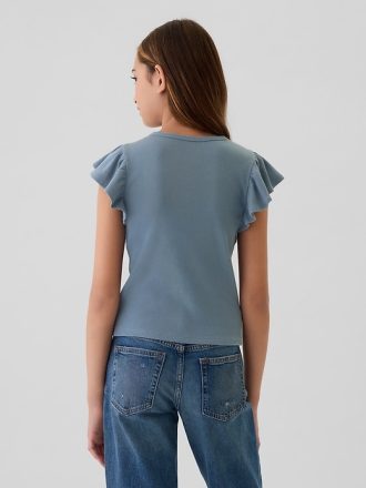 Rib Flutter T-shirt för barn