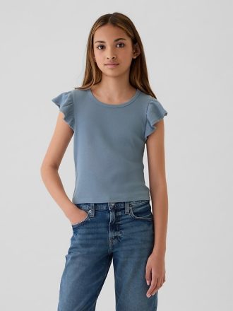 Rib Flutter T-shirt för barn