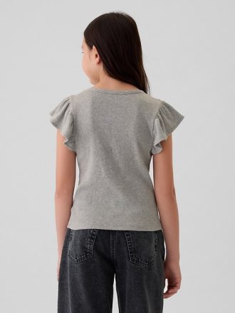 Rib Flutter T-shirt för barn