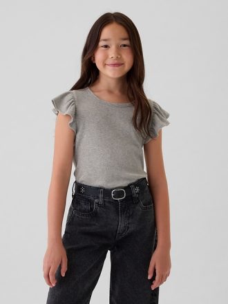 Rib Flutter T-shirt för barn