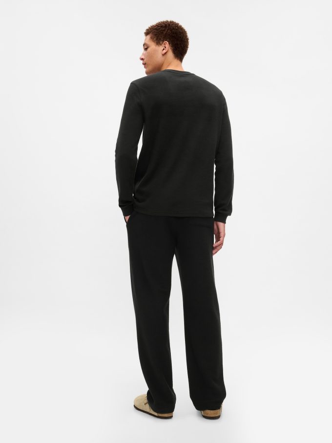 Rib Henley PJ skjorta