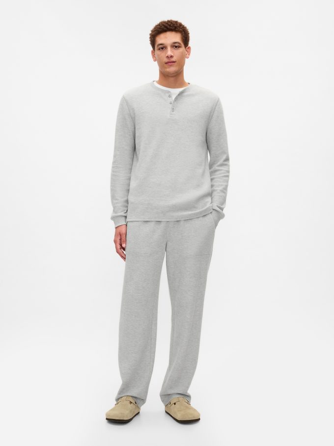 Rib Henley PJ skjorta