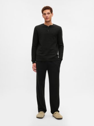 Rib Henley PJ skjorta