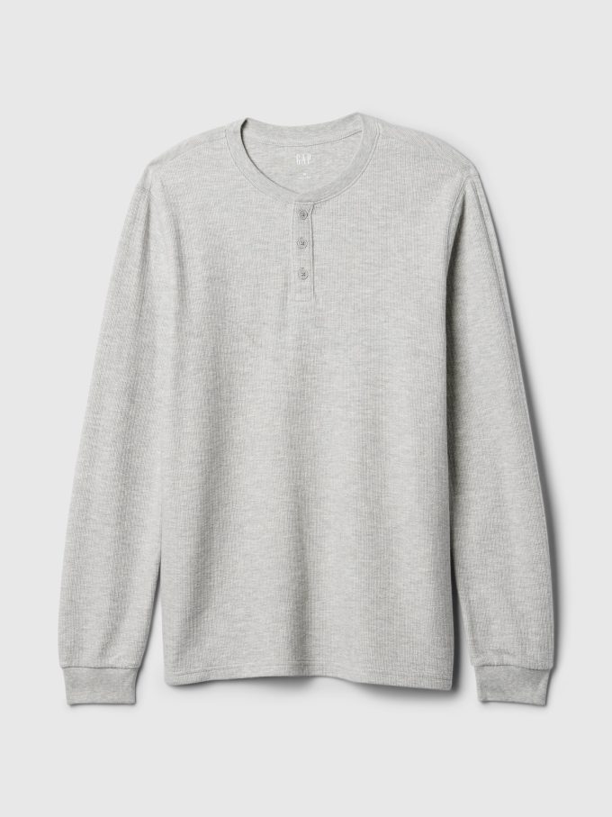 Rib Henley PJ skjorta