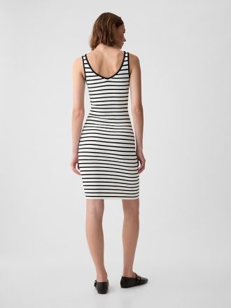 Rib midi tankklänning