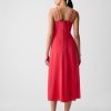 Ruched Slip midiklänning
