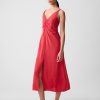 Ruched Slip midiklänning