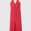 Ruched Slip midiklänning